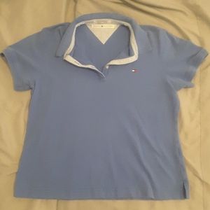 Women's Tommy Hilfiger Large Blue Polo top
